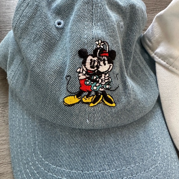 Disney Mickey & Minnie Denim Cap Bundle - Picture 2 of 7